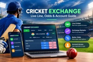 Cricket exchange live line, odds and account guide